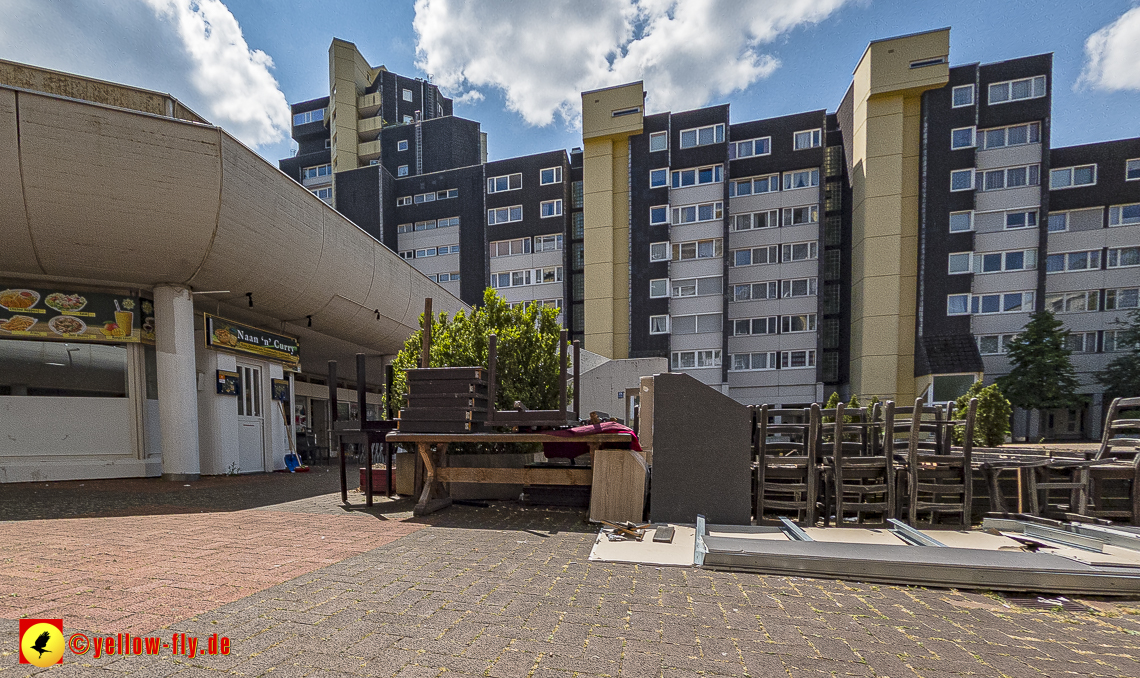 12.06.2023 - kein Grün mehr im Biergarten im Marx-Zentrum